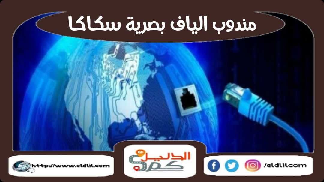 مندوب الياف بصرية سكاكا