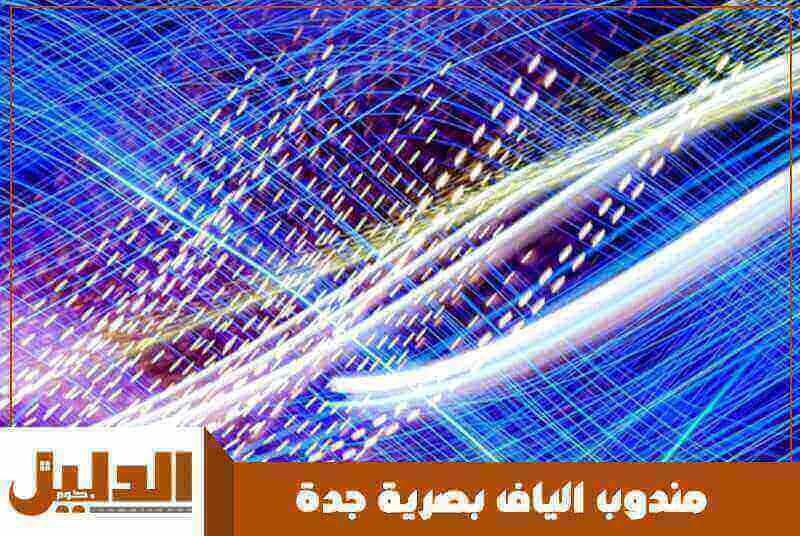مندوب الياف بصرية جدة الأكتر طلبا عام 2026